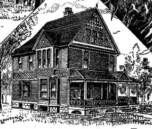 Drawing of Guyer House published 1888