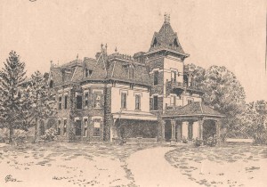 Weyerhaeuser House Drawing Published 1888